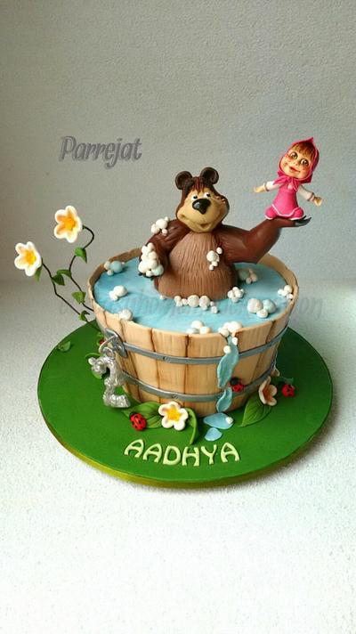 Masha and the Bear - Cake by Parrejat Boraah