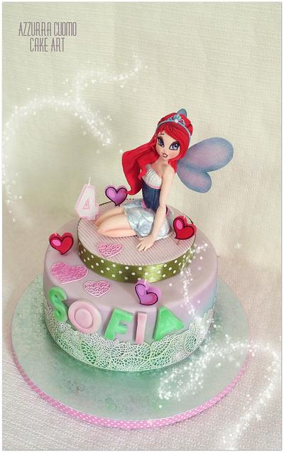 Bloom cake for Sofia! !!! - Cake by Azzurra Cuomo Cake Art