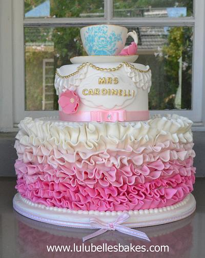Wedding shower cake - Cake by Lulubelle's Bakes