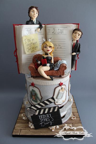 Bridget Jones's Diary - Cakeflix Collab - Cake by Angela Penta