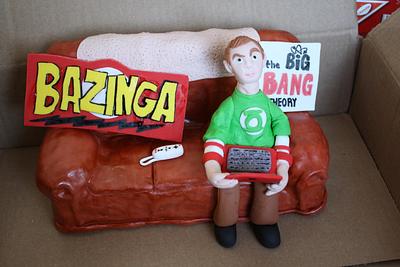 Sheldon from Big Bang Theory topper - Cake by Miranda