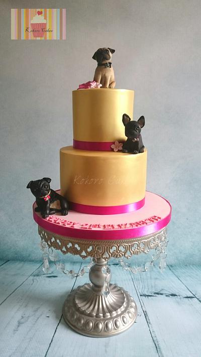 21st Birthday cake  - Cake by Kokoro Cakes by Kyoko Grussu