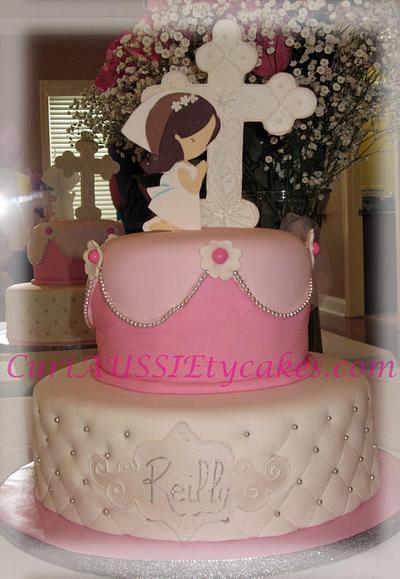 1st communion cake - Cake by CuriAUSSIEty  Cakes