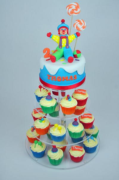 Gymbo the clown cake - Cake by Sue Butterworth