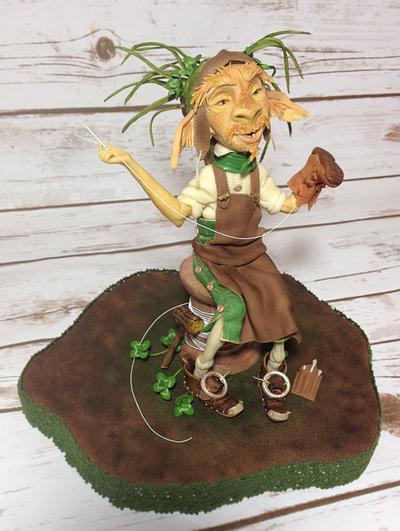 Leprechaun for Cake International - Cake by Dragons and Daffodils Cakes