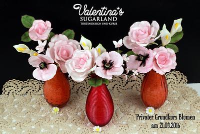 Some basics sugar flower - Cake by Valentina's Sugarland