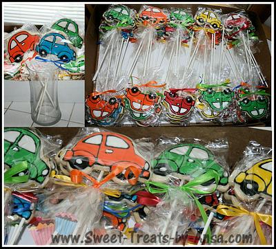 Car Cookie Lollipops - Cake by Ansa