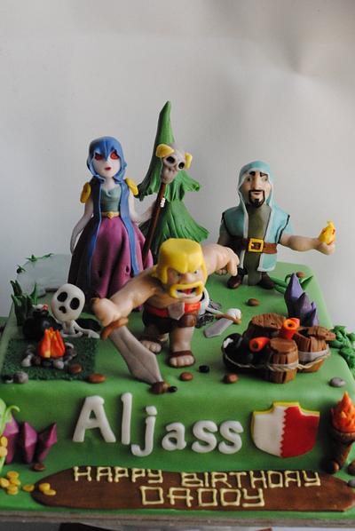Clash of Clans - Cake by Rabarbar_cakery