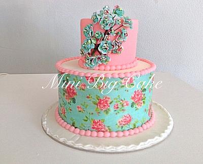 Vintage Flowers Cake  - Cake by Minibigcake