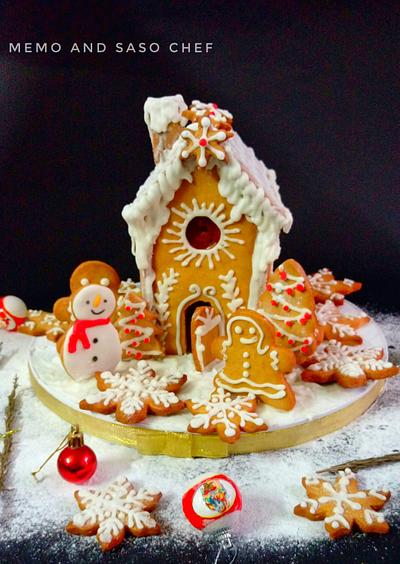 Gingerbread House 🏠 - Cake by Mero Wageeh