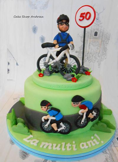 cyclist cake - Cake by lizzy puscasu 