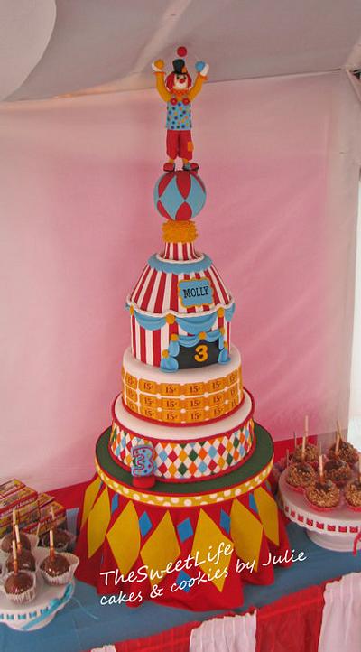 Molly's Big Top Event! - Cake by Julie Tenlen