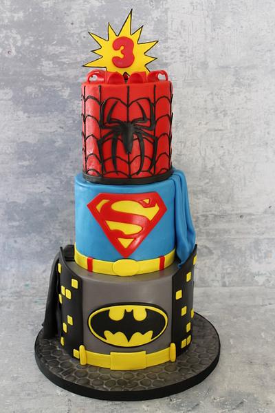 Superhero Birthday - Cake by AlwaysWithCake