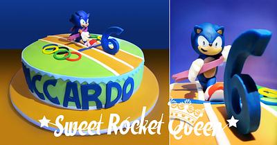 Sonic at the 6th year run - Cake by Sweet Rocket Queen (Simona Stabile)