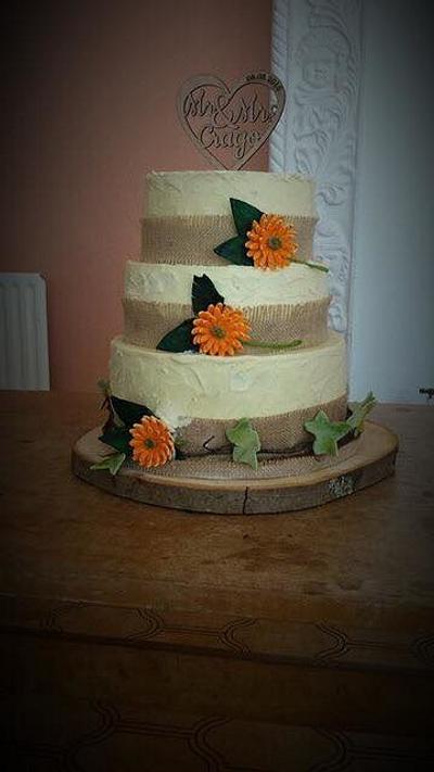 rustic wedding - Cake by Witty Cakes