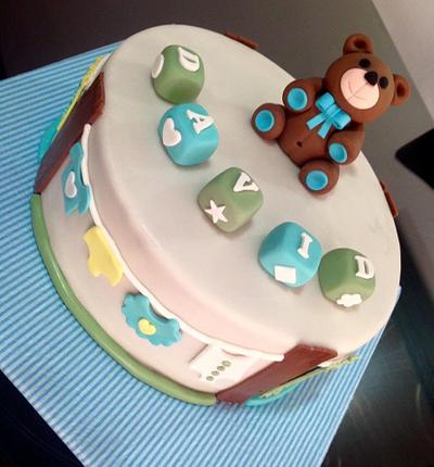 Teddy Baby Shower - Cake by N&N Cakes (Rodette De La O)
