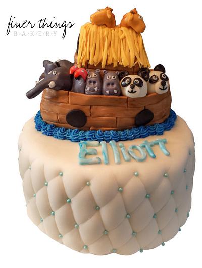 Noah's Ark Cake - Cake by Finer Things Bakery