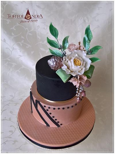 Elegant cake for man - Cake by Tortolandia