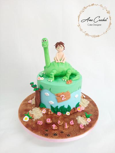 The Good Dinosaur Cake - Cake by Ana Crachat Cake Designer 