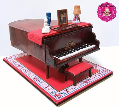French Piano - Cake by MileBian