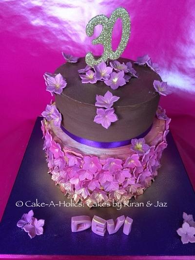 Eggless birthday cake  - Cake by Cake-A-Holics: Cakes by Kiran & Jaz