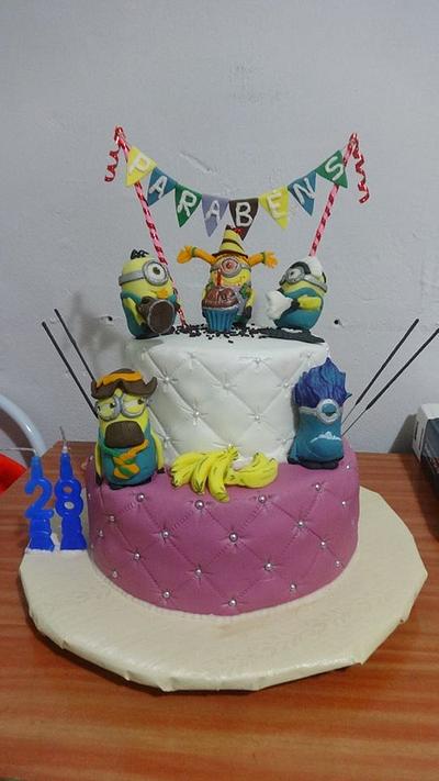 Minion cake - Cake by Miss Dolce Cakes