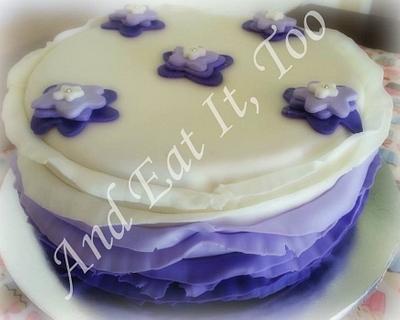 Ombré ruffle  - Cake by And Eat It, Too