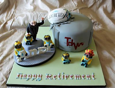 Gru Retirement Cake - Cake by Kell77