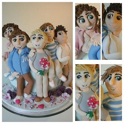 Tickety Boo Cakes - One Direction (2012 image) - Cake by Tickety Boo Cakes