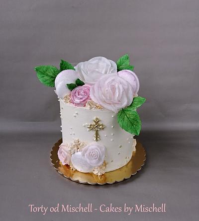 First holly communion - Cake by Mischell