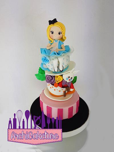 Alice In Wonderland  - Cake by Archicaketure_Italia