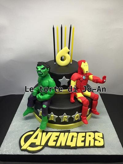 Avengers - Cake by Annunziata Cipullo