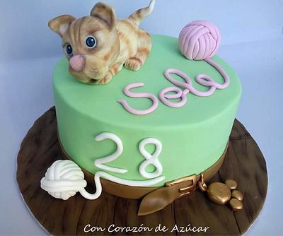 Cat Cake - Cake by Florence Devouge