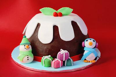 Large Choc Xmas Pudding Cake - Cake by Miriam
