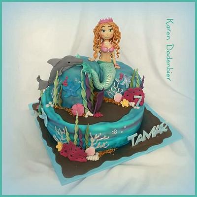Another mermaid cake! - Cake by Karen Dodenbier
