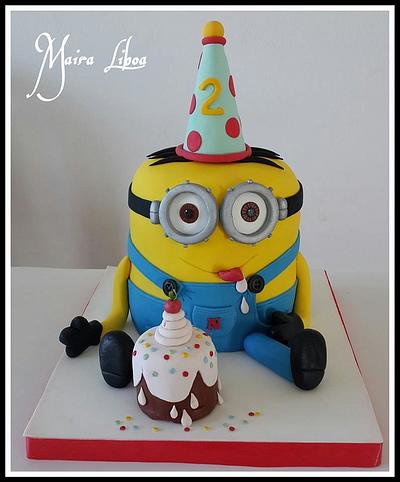 Minion cake - Cake by Maira Liboa