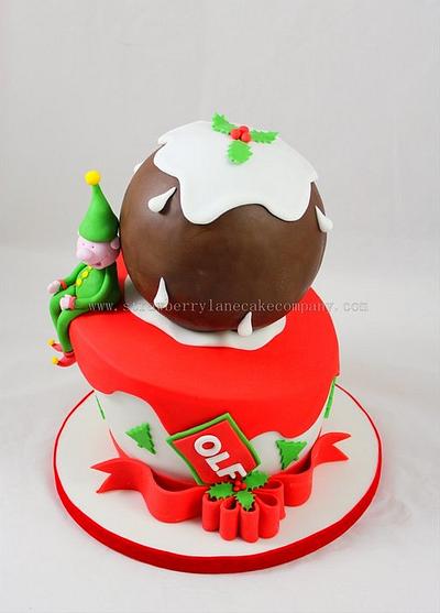 Wonky Christmas Cake - Cake by Strawberry Lane Cake Company