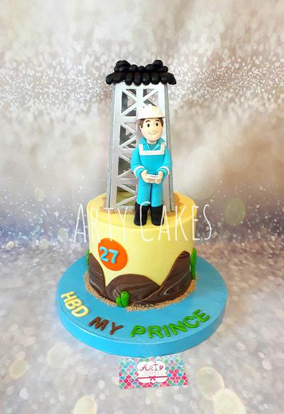 Petroleum engineer  - Cake by Arty cakes