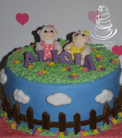 Sheep - Cake by cakesbysilvia1