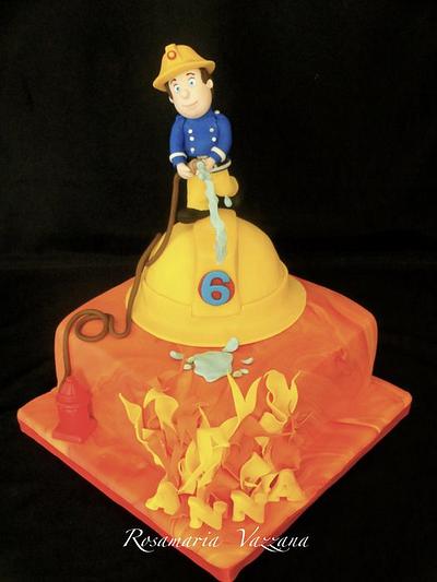 Sam the fireman - Cake by Rosamaria