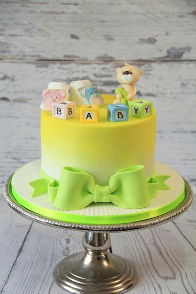 Baby shower Cake - Cake by Cake Addict