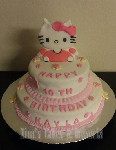Hello Kitty Birthday Cake - Cake by Annette Colon