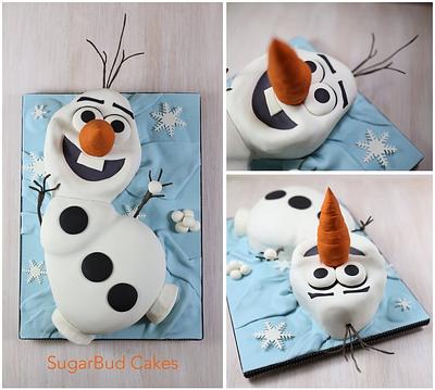 Olaf from Frozen - Cake by SugarBudCakes