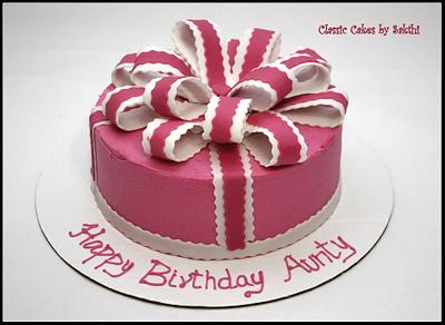 Bow themed cake - Cake by Classic Cakes by Sakthi