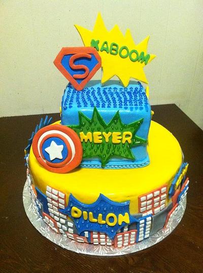 Superhero cake - Cake by Sweet Dreams by Jen