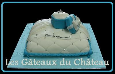 will you marry me - Cake by Les Gâteaux du Château