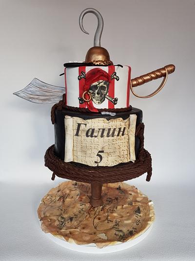 pirate cake - Cake by Ladybug0805
