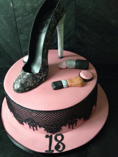 High heel sugar shoe - Cake by Mrs Macs Cakes