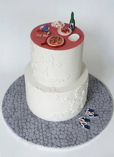 A Wedding in Italy - Cake by Sweet Tiers - Helena Kastanis