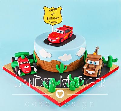 Cars Birthday Cake - Cake by Sandra Monger